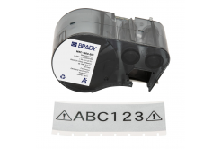 Brady M5C-1500-584 / 170937, 38.10 mm x 6.10 m, Plastic, čierna tlač / biely podklad