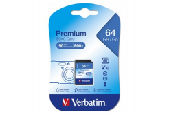 Verbatim 44024 microSDXC Flash Card, pamäťová karta, SDXC, 64GB