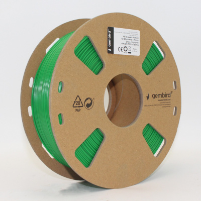 Gembird 3DP-PETG1.75-01-G, 3D filament, PETG, 1,75mm, 1000g, zelený (Green)