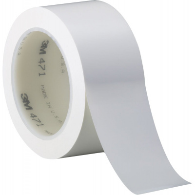 3M 471 PVC lepiaca páska, 50 mm x 33 m, biela
