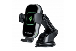 Verbatim 49553 držák mobilu do auta, s bezdrôtovým nabíjaním, technológia Qi, čierny