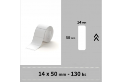 Niimbot štítky RP A2A68601001, 15x50mm 130ks Biele pre D11, D11-M, D110, D110-H