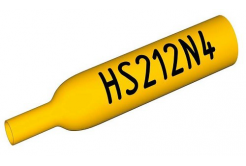 Partex HS-00224BN4 žltá smršťovací bužírka, 150m (2,4 mm)