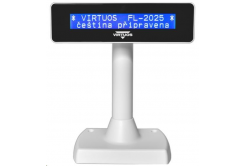 Virtuos zákaznický displej Virtuos FL-2025MB 2x20, USB, bílý