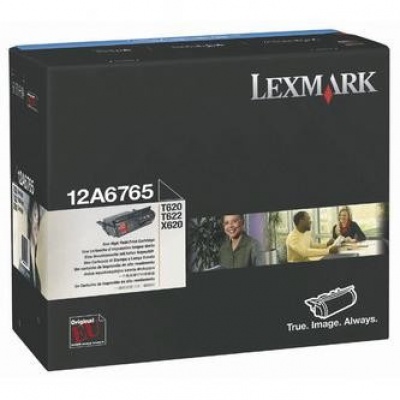 Lexmark 12A6765 čierný (black) originálny toner