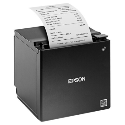 Epson TM-m30III C31CK50152, pokladničná tlačiareň, USB, USB-C, BT, Ethernet, Wi-Fi, 8 dots/mm (203 dpi), cutter, black