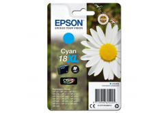 Epson originálna cartridge C13T18124012, T181240, 18XL, cyan, 6,6ml, Epson Expression Home XP-102, XP-402, XP-405, XP-302