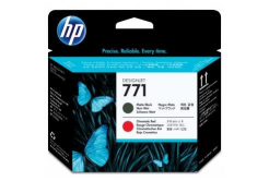 HP 711 CE017A matná čierna/chromatic červená (matte black/chromatic red) originálna tlačová hlava