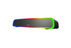 Genius SoundBar 200BT 31730045400, 2.0, 4W, černý, regulace hlasitosti, podsvícené, 3,5 mm jack/ bluetooth, 120Hz-20kHz