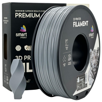 Smart Print FG-S10-E1, 3D filament, ABS+, 1,75mm, 1000g, Strieborný (Silver)