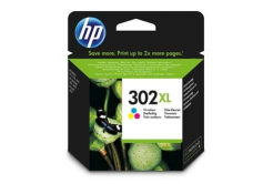 HP 302XL F6U67AE farebná (color) originálna cartridge