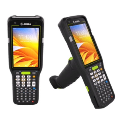 Zebra MC3450 Expanded, 2D, SE4770, 10.5 cm (4''), Func. Num., GPS, Gun, IST, hot-swap, USB-C, BT, Wi-Fi (Wi-Fi), 5G, NFC, Android, GMS