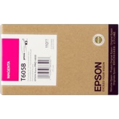 Epson T605B00 purpurová (magenta) originálna cartridge