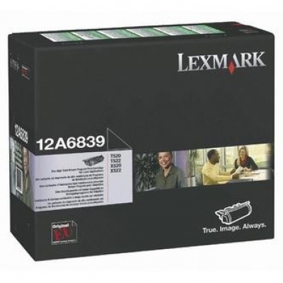 Lexmark 12A6839 čierný (black) originálny toner