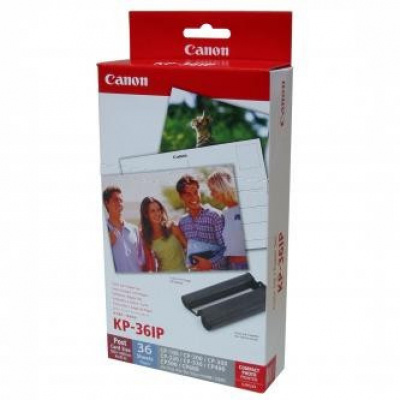 Canon Papír pro termosublimační tiskárny CP-220, 330, papír, bílý, 4x6", 36 ks, KP36IP,