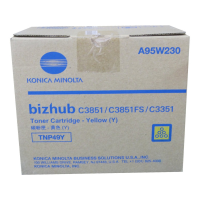 Konica Minolta TNP-49Y žltý (yellow) originálny toner