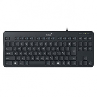 Genius LuxeMate 110 31300012402, klávesnice CZ/SK, klasická, tichá typ drátová (USB), černá, ne