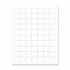 Samolepiace etikety 25 x 25 mm, 70 etiket, A4, 100 listov