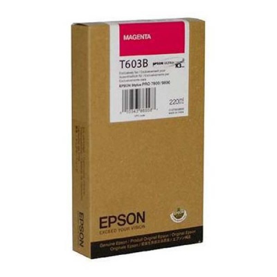 Epson C13T603B00 purpurová (magenta) originálna cartridge