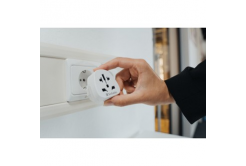 Verbatim WTEU-02 49549 World-to-Europe, cestovní adaptér, biely