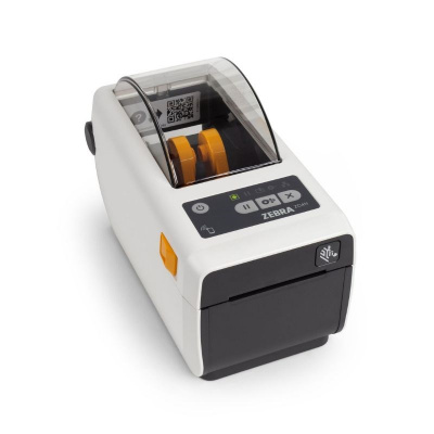 Zebra ZD411 Healthcare ZD4AH22-D0EE00EZ DT, 8 dots/mm (203 dpi), label printer, RTC, USB, USB Host, BT (BLE), Ethernet, EPLII, ZPLII, kit (USB), white (Successor GC420t)