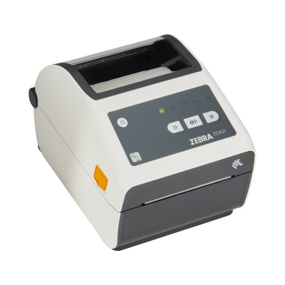 Zebra ZD421d Healthcare ZD4AH42-D0EE00EZ DT, 8 dots/mm (203 dpi), label printer, RTC, USB, USB Host, BT (BLE), Ethernet, white (Successor GC420t)