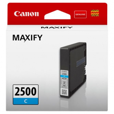 Canon originálna cartridge PGI-2500 C, cyan, 9.6ml, 9301B001, Canon MAXIFY iB4050,iB4150,MB5050,MB5150,MB5350,MB5450