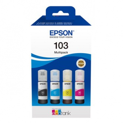 Epson 103 C13T00S64A farebná (CMYK) sada originálna atramentová náplň