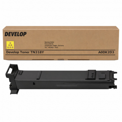 Develop TN-318Y A0DK2D3 žltý (yellow) originálny toner