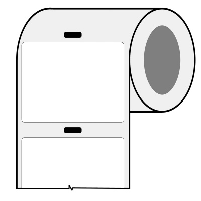 Brady BPT-642-461-AW / 217095, termálne papierové etikety, 57.15 mm x 19.05 mm