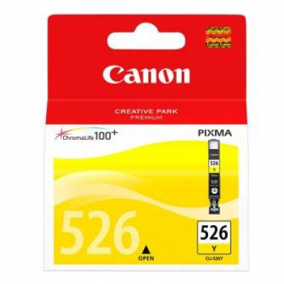Canon originálna cartridge blistr s ochranou, CLI526Y, yellow, 9ml, 4543B006, Canon Pixma MG5150, MG52
