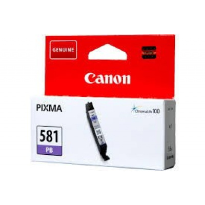 Canon CLI-581PB, 2107C001 foto modrá (photo blue) originálna atramentová cartridge
