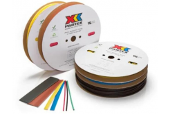 Partex HS-20048BN9 bílá smršťovací bužírka, 75m (4,8 mm)