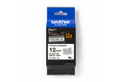 Brother TZ-S231 / TZe-S231, 12mm x 8m, čierna tlač/biely podklad, originálna páska
