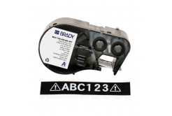 Brady M4C-750-595-BK-WT / 170823, 19.05 mm x 7.62 m, Vinyl, biela tlač / čierny podklad