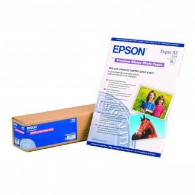 Epson Premium Glossy Photo Paper, foto papír, lesklý, silný, bílý, Stylus Photo 1270, 2100, A3