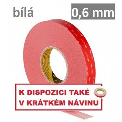 3M VHB™ LSE-060WF Obojstranne silne lepiaca páska na LSE plasty, hr. 0,6 mm 15 mm x 33 m