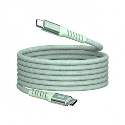 Verbatim 31864 USB kabel USB C samec - USB C samec, 60W, 1.2m, magnetický, zelený, box