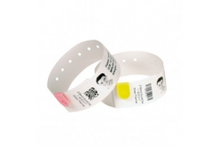 Zebra 10006999K Z-Band Direct, child, náramkové pásiky, biela