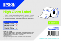 Epson C33S045720 label roll, normal paper, 76x51mm