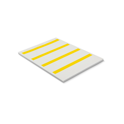 Partex PWL2517068D4SM omotávací štítky 25,4x68 mm, žluté A4, 10x28ks
