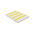 Partex PWL2517068D4SM omotávací štítky 25,4x68 mm, žluté A4, 10x28ks