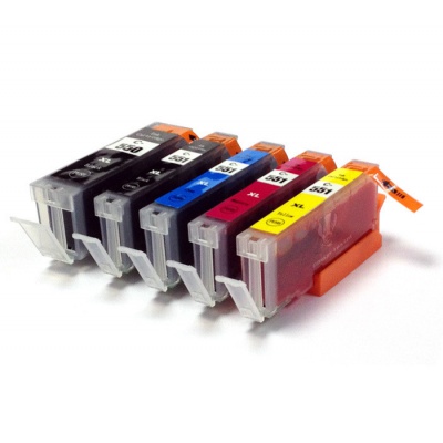 Canon CLI-551 Bk, C,M,Y + PGI-550Bk multipack kompatibilná cartridge