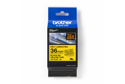 Brother TZ-SL661 / TZe-SL661 Pro Tape, 36mm x 8m, čierna tlač / žltý podklad, originálna páska
