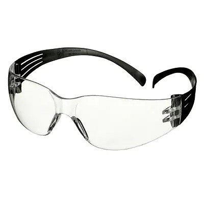 3M SecureFit 100 Ochranné okuliare, čierny rám, AS, číry zorník, (SF101AS-BLK-EU)
