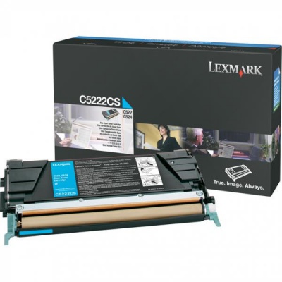 Lexmark C5222CS, cyan, 3000 str., C52x, C53x originálny toner
