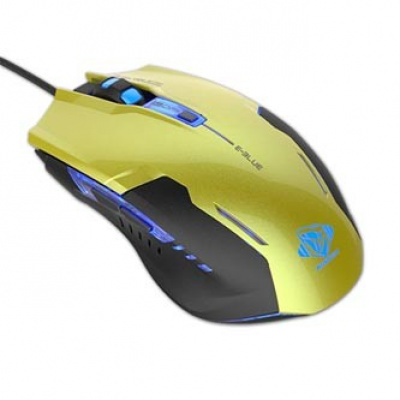 E-blue Myš Auroza G EMS607GRAA-IU, 3000DPI, optická, 6tl., drátová USB, zelená