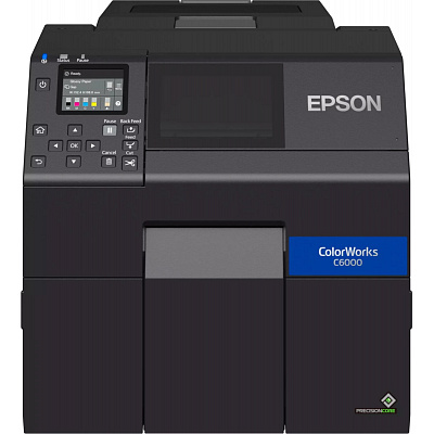 Epson ColorWorks C6000 (Ae) C31CH76102BK farebná tlačiareň štítkov, cutter, Ethernet, USB, black