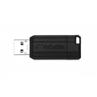 VERBATIM Flash Disk 32GB Store 'n' Go PinStripe, čierna