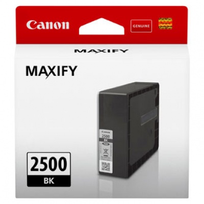 Canon originálna cartridge PGI-2500 BK, black, 1000 str., 29.1ml, 9290B001, Canon MAXIFY iB4050,iB4150,MB5050,MB5150,MB5350,MB5450